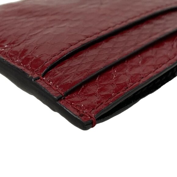 Auth GUCCI Zumi 570679 Red Leather - Card Case - Picture 4 of 9